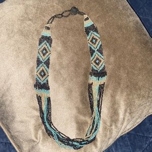 Beaded necklace.